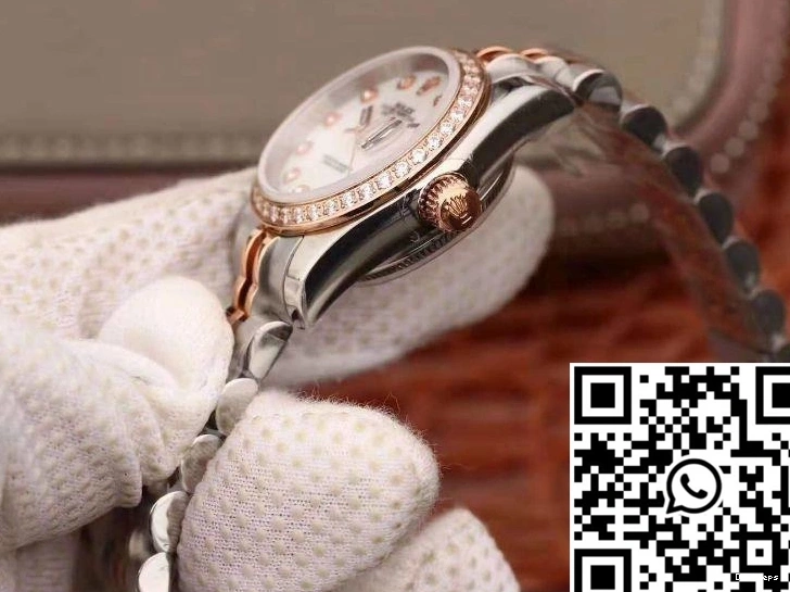 Enamel 28MM Dial Datejust 887 Rolex Bracelet Lady AllSeason Two Tone 0820